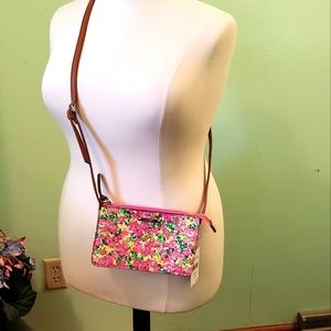Nine West Floral Crossbody Purse